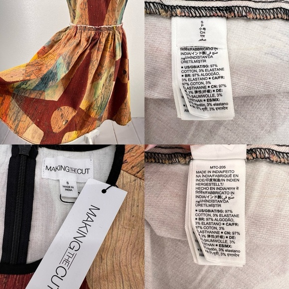 NWT Making the Cut Season 2 Episode 5 Winning Look Gary's Carnival Dress SIZE S - Picture 16 of 17